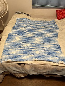 Blue kid blanket