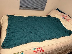 Teal blanket