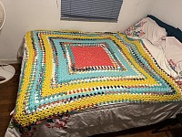 Black & gold blanket