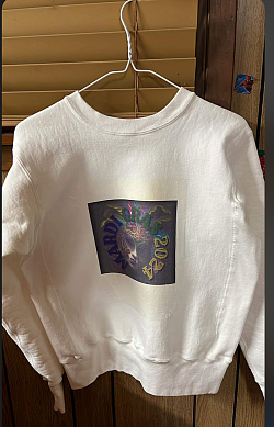 Mardi Gras sweatshirt